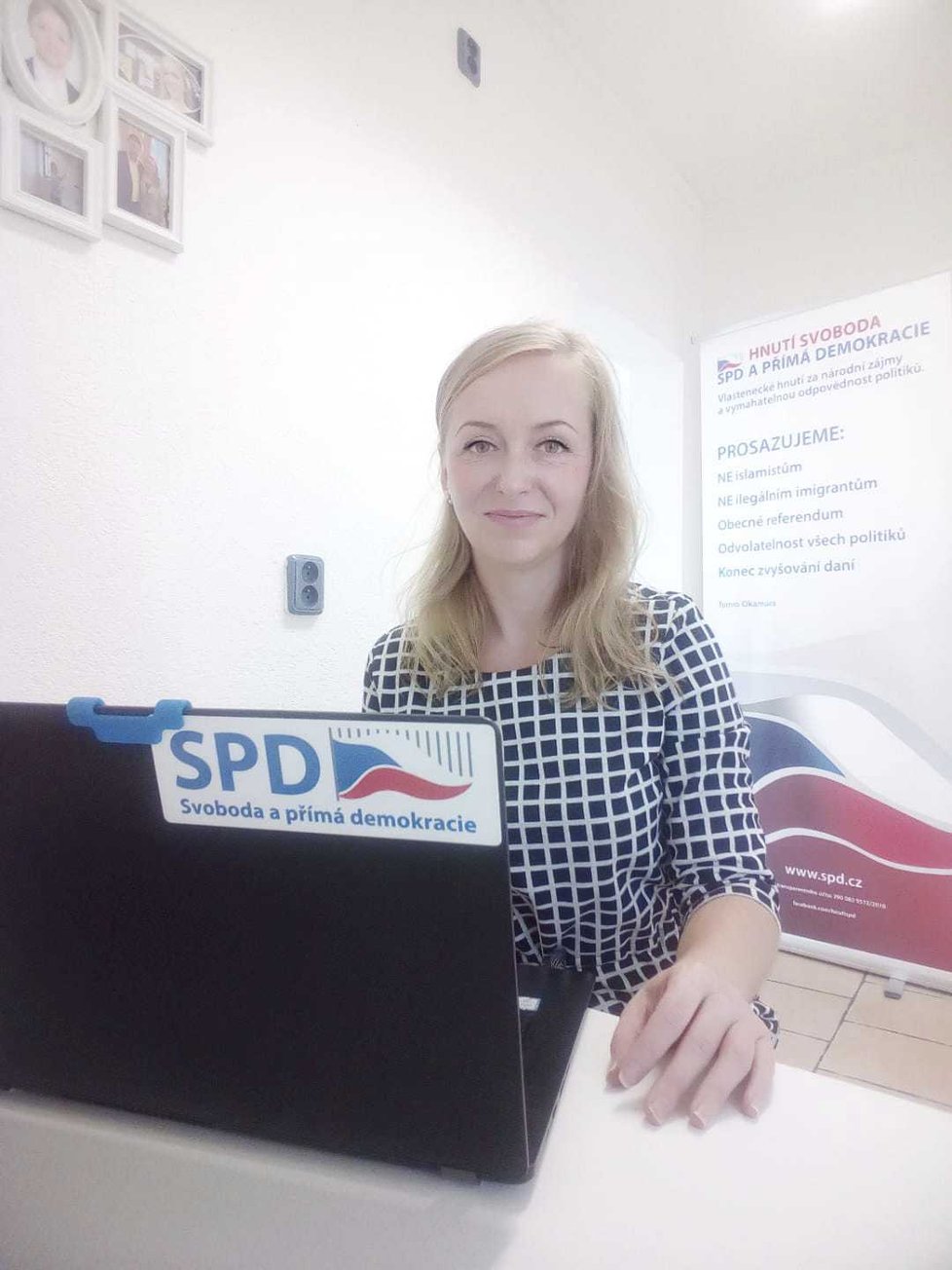 Poslankyně za SPD a zastupitelka Karlovarského kraje Karla Maříková