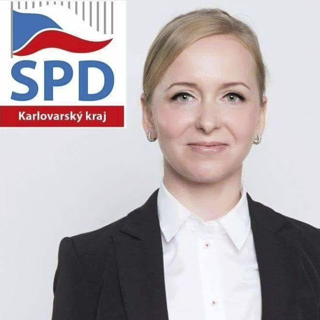 Poslankyně za SPD a zastupitelka Karlovarského kraje Karla Maříková