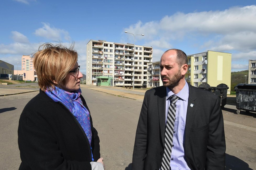 Ministryně pro místní rozvoj Karla Šlechtová při návštěvě Chanova