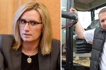 Ministryně Karla Šlechtová (za ANO) a lidovecký šéf zemědělství Marian Jurečka