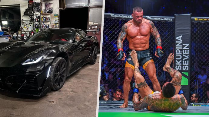 Karlos Vémola si za výhru na Štvanici pořídil luxusní Chevrolet Corvette.