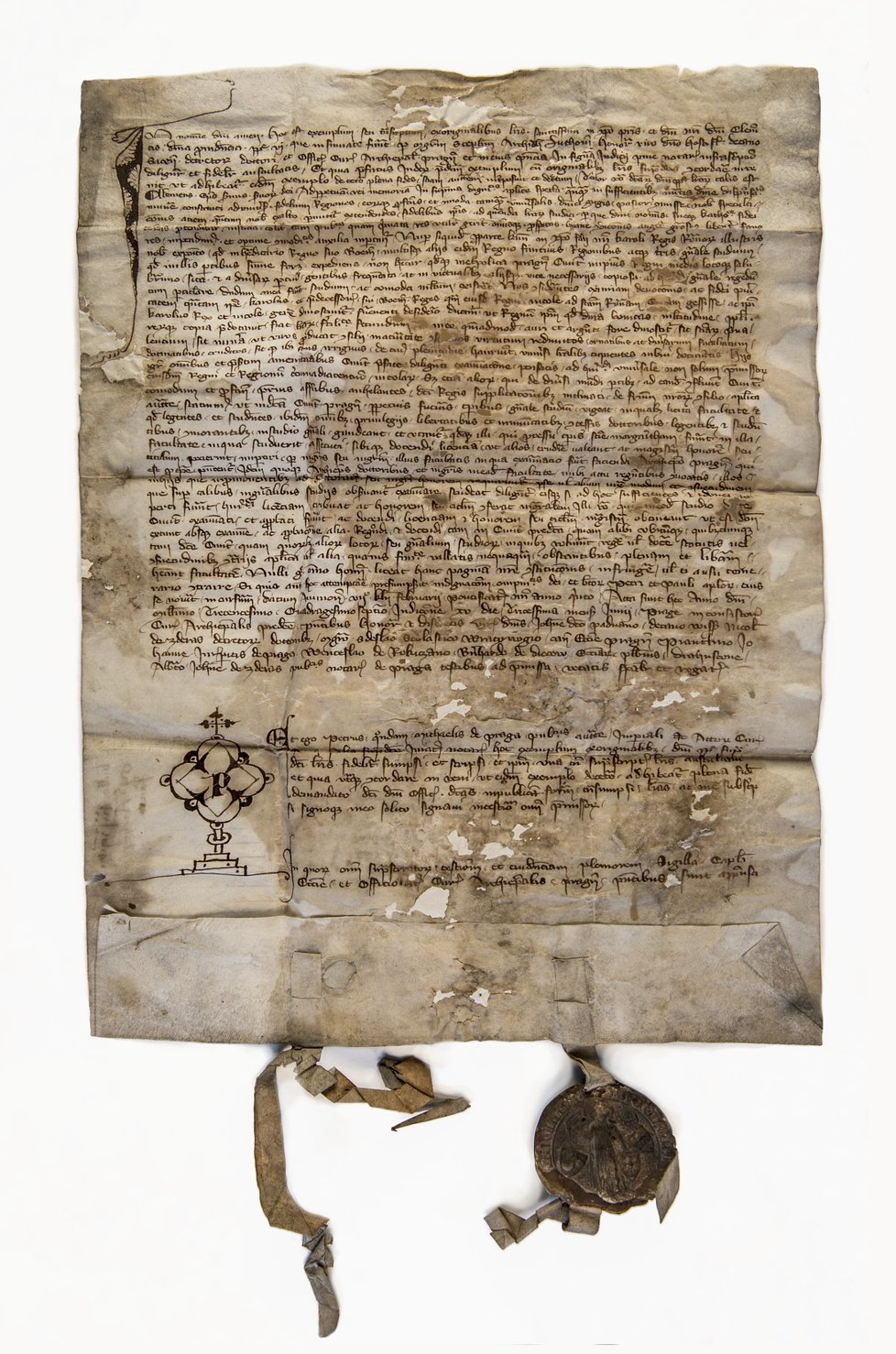 Druhý získaný dokument, notářský instrument ze 30. června 1347.