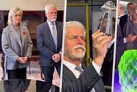 Pavel promluvil o Babišovi a střetu zájmů. A kytice pro Evu i návštěva slavné sklárny ve Varech