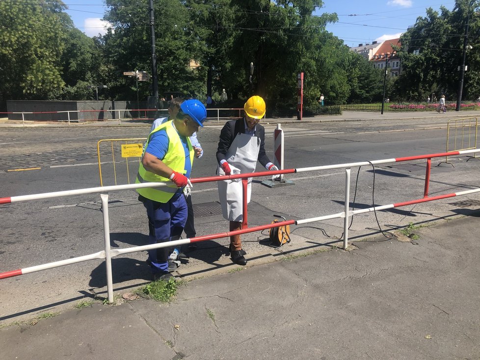 Zahájení rekonstrukce na Karlově náměstí.