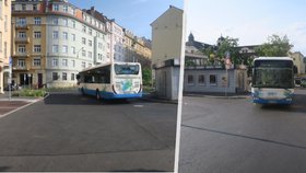 Autobus v Karlových Varech srazil seniorku, žena zemřela.