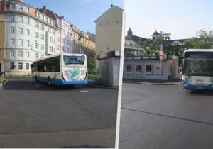 Autobus v Karlových Varech srazil seniorku, žena zemřela.
