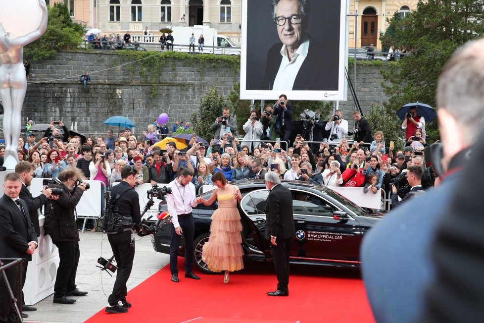 56. ročník KVIFF: Jiří Bartoška s manželkou Andreou