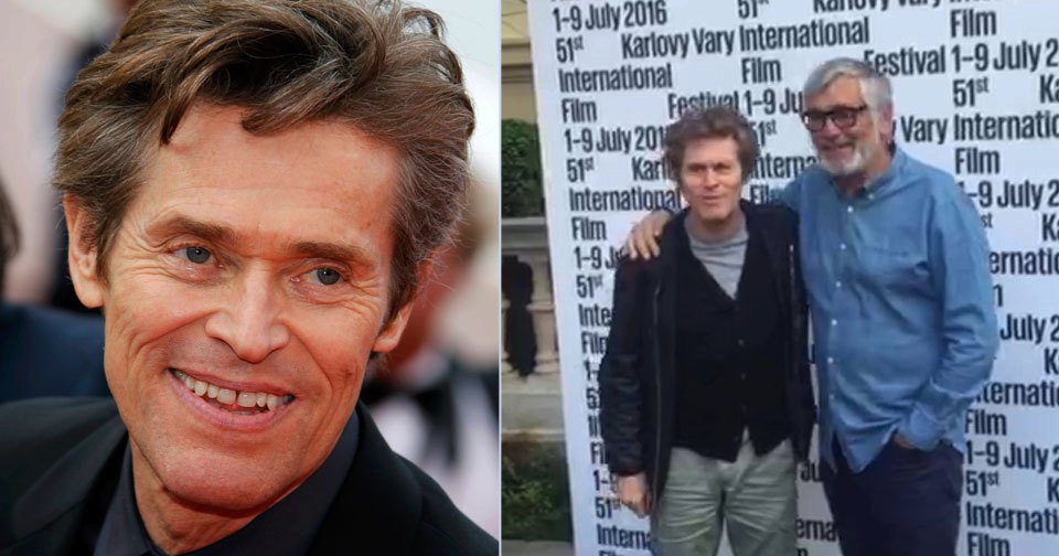 Willem Dafoe a Jiří Bartoška.