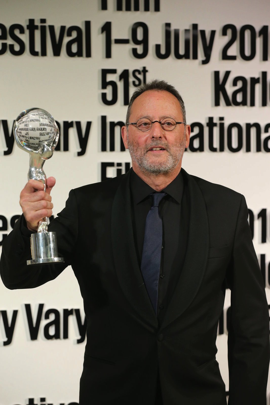 Jean Reno na karlovarském festivale.