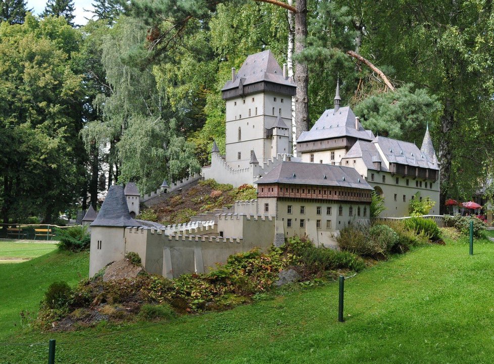 Karlštejn - park miniatur Boheminium