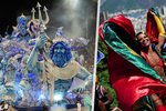 Do brazilského Ria se po pandemii vrací karneval. Začaly přehlídky škol tance
