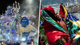 Do brazilského Ria se po pandemii vrací karneval. Začaly přehlídky škol tance