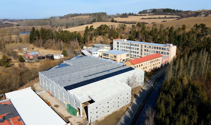 Nově budované výrobní kapacity firmy Karo Leather v Brtnici.