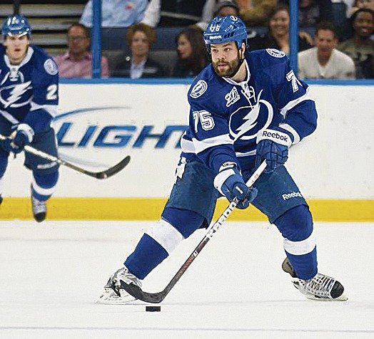 Radko Gudas v létě přestoupil v NHL z Tampy do Philadelphie.