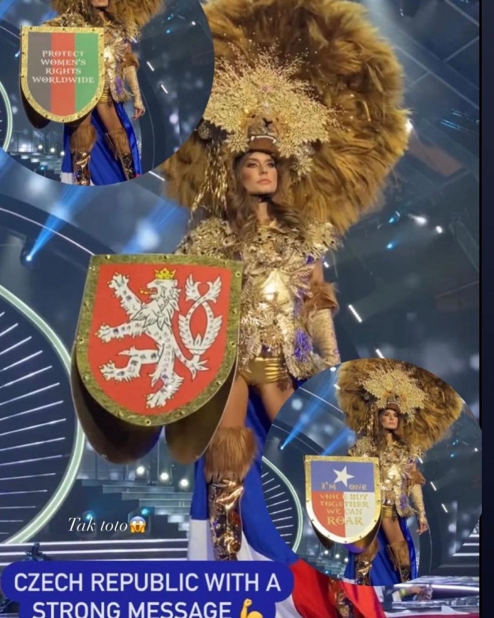 Karolína Kokešová na Miss Universe