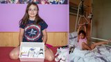 V pěti letech prodělala transplantaci jater. „Když zvládla tohle, zvládne všechno,“ říká maminka Karolínky (11)