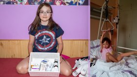 Karolínka podstoupila v 5 letech transplantaci jater. Dnes je z ní čilá usměvavá dívka.