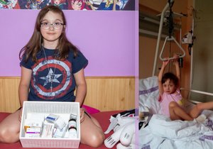 Karolínka podstoupila v 5 letech transplantaci jater. Dnes je z ní čilá usměvavá dívka.