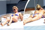 Kurková se smažila na slunci na jachtě u pobřeží Cannes