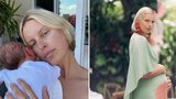 Modelka Karolína Kurková (37) po utajeném porodu do vody: První fotka s dcerkou!