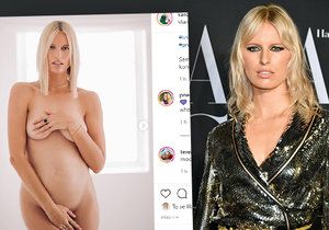 Supermodelka Karolína Kurková (36) je těhotná! Bude nás pět, oznámila a odhalila se.