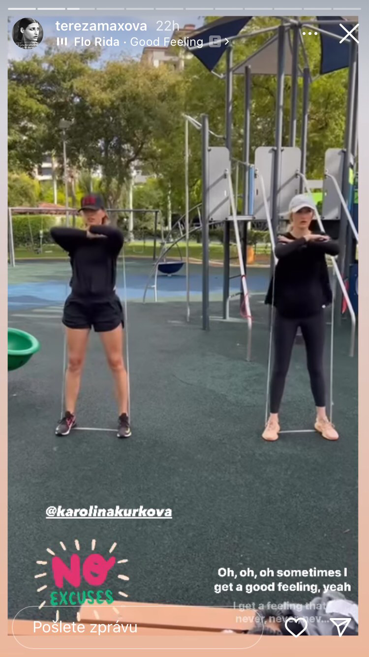 Karolína Kurková a Tereza Maxová v Miami