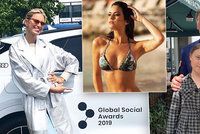 Topmodelka Karolína Kurková v Praze: Na češtinu zapomeň! Global Social Awards musí odmoderovat anglicky