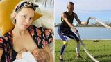 Drsný režim Karolíny Kurkové po šestinedělí: Přísná dieta a tvrdé cvičení!