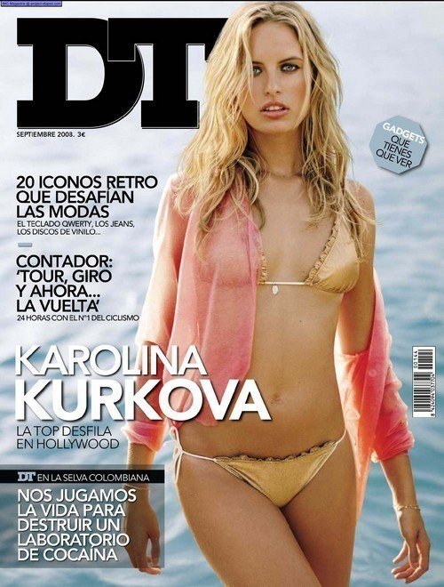 Mimo mnoha jiných úspěchů se Karolina objevila i na titulní stránce magazínu DT