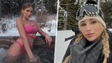 Sexy misska Mališová: Bikiny na sněhu!