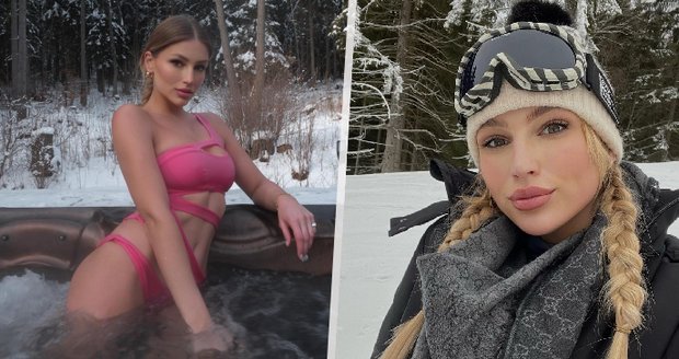 Karolína Mališová svádí i na sněhu.