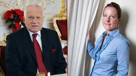 Václav Klaus se podival nad kroky ministryně obrany Karolíny Peake