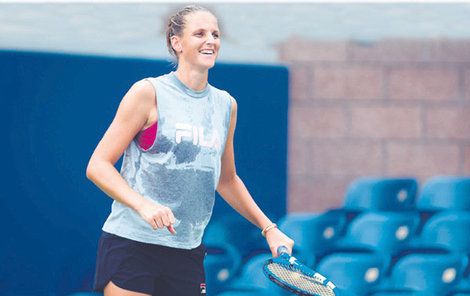 Karolína Plíšková je před US Open v dobré náladě. Pomohla tomu určitě i trochu volnější morálka.