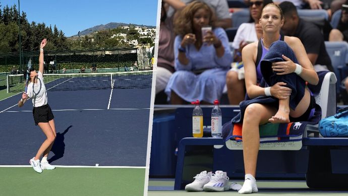 Finalistka Wimbledonu z roku 2021 Karolína Plíšková absentuje na kurtech kvůli bolestem už přes půl roku.
