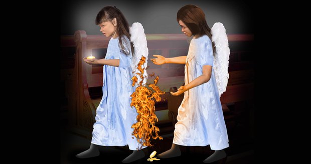 Hrůza v kostele: Karolínka (7) začala hořet od svíčky!