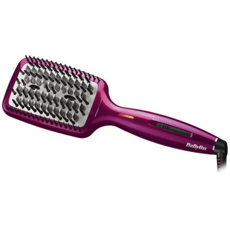 Vyrovnávací kartáč HSB100E, BaByliss, 1590 Kč. Více informací na www.babyliss.cz.