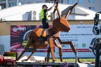 Karviná má nový symbol: Mravence! Dva obří už hlídají vjezd do města