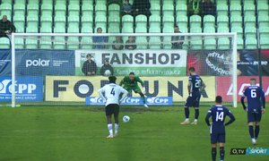 Karviná – Slovácko: Marek Havlík si z penalty připsal jedenáctou úspěšnou trefu, 1:3