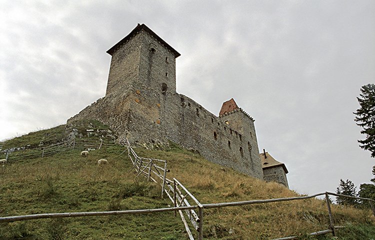 Hrad Kašperk byl založen roku 1356 pro ochranu horníků v okolí Kašperských Hor na Šumavě, kde se v této době začalo těžit zlato