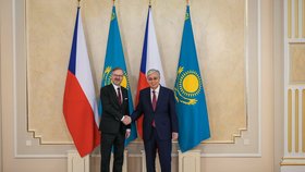 Premiér Petr Fiala se v Kazachstánu setkal s tamním prezidentem Kasymem-Žomartem Tokajevem