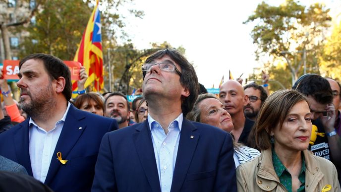 Katalánský prezident Carles Puigdemont