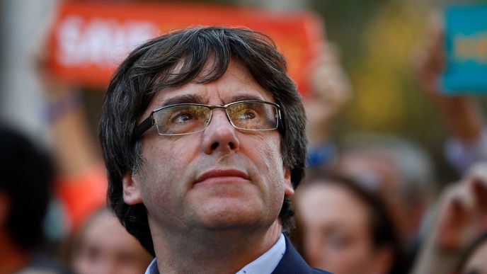 Katalánský prezident Carles Puigdemont