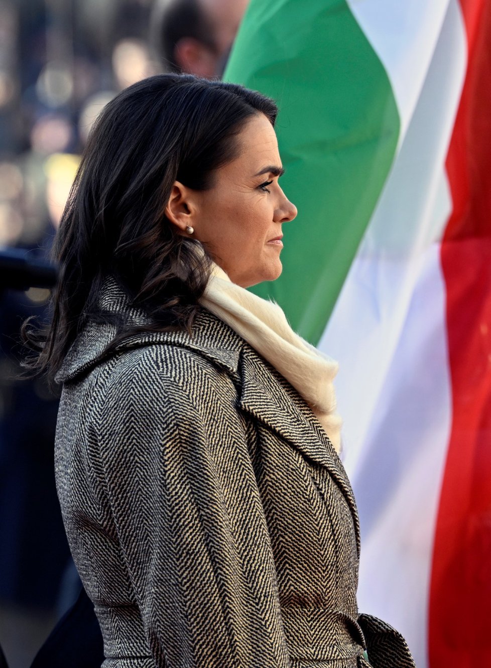 Maďarská prezidentka Katalin Nováková v Praze (7.6.2022)