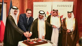 Lipavský v horkém Kataru: S partnerkou otevřel luxusní ambasádu