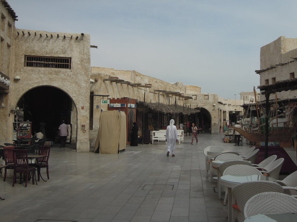 Historické centrum města Doha, tržiště Souq Waqif