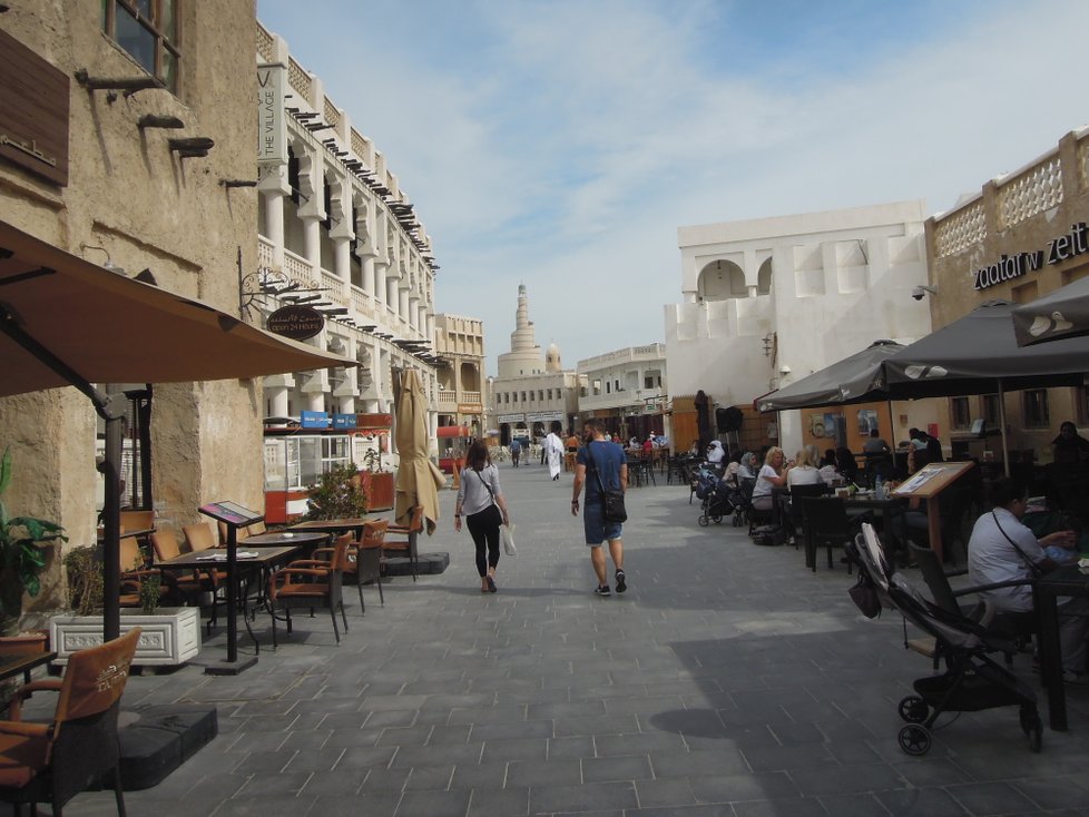 Historické centrum města Doha, tržiště Souq Waqif