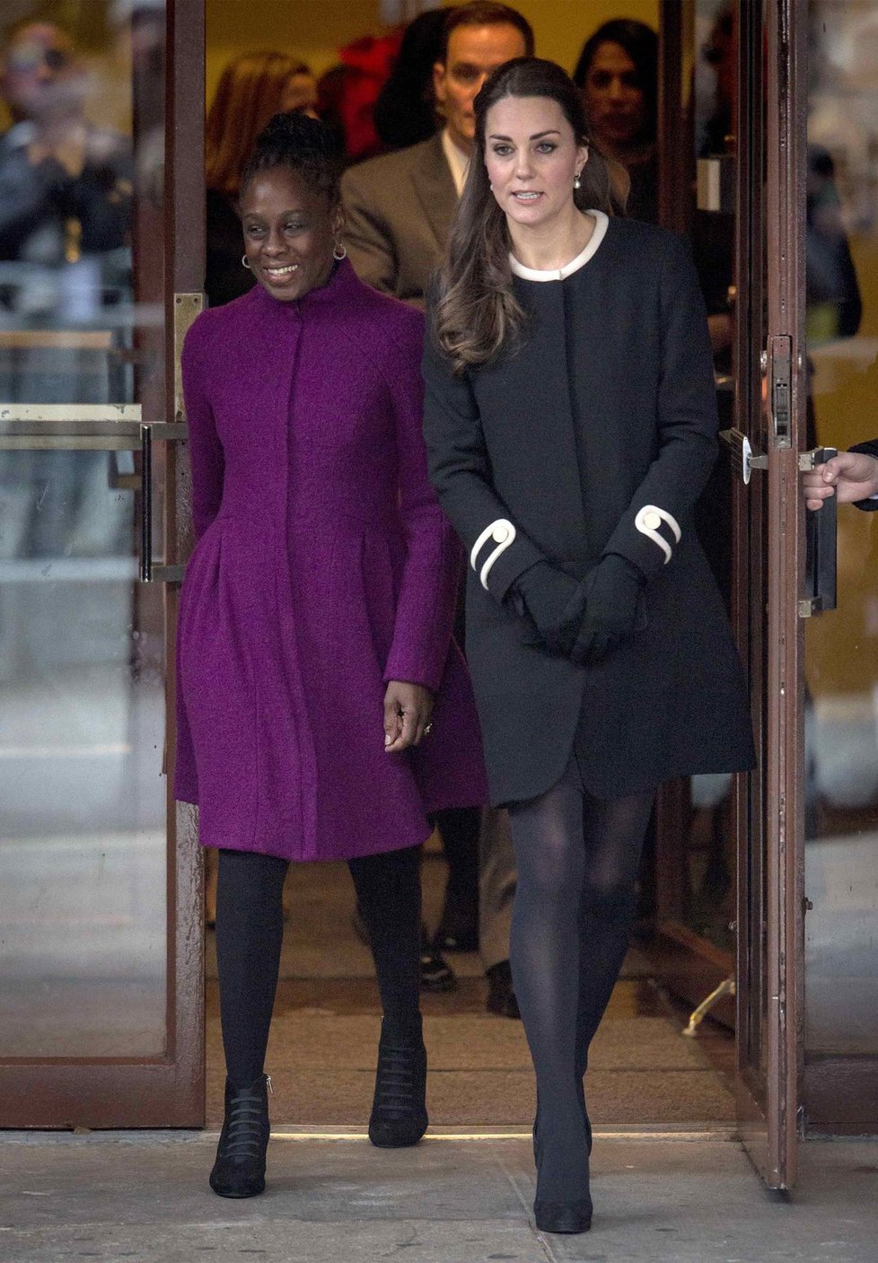 Kate Middleton se setkala s první dámou státu New York Chirlane McCray.