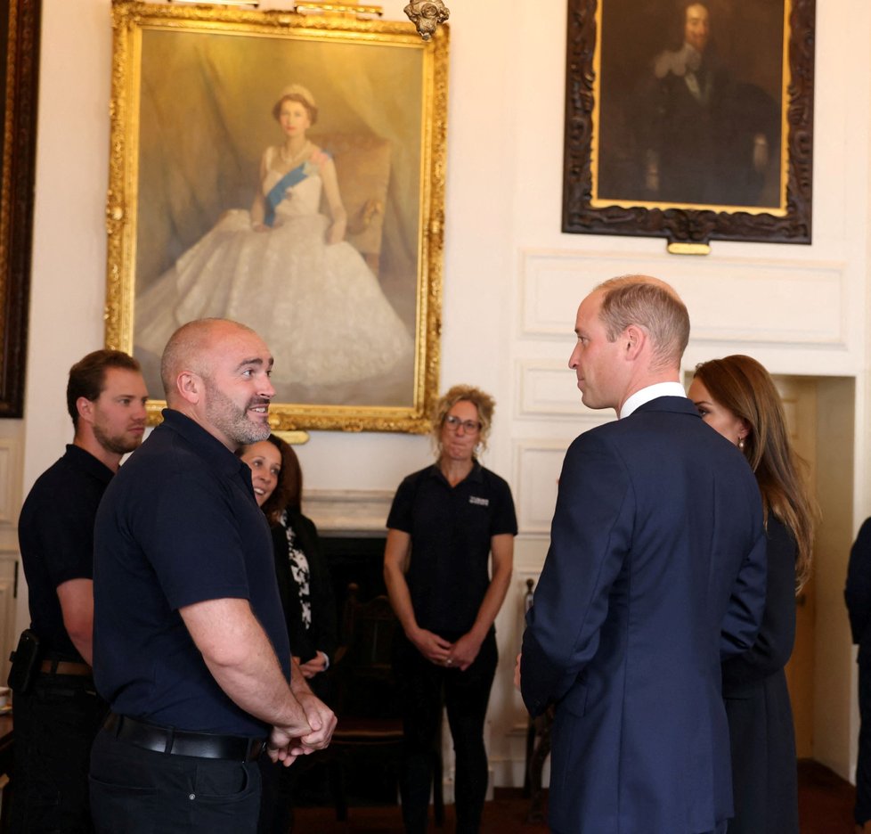 Kate a William navštívili radnici Windsor Guildhall, aby poděkovali zaměstnancům.