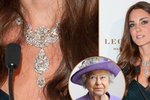 Královna se snaží usmířit si Kate, které půjčila drahý náhrdelník.