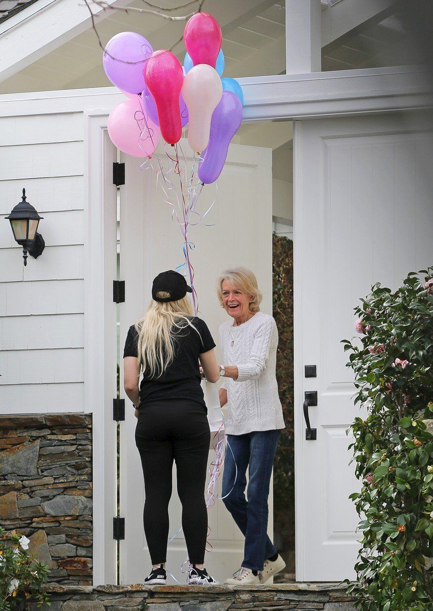 Herečka Kate Beckinsale dostala balonky ve tvaru penisů.